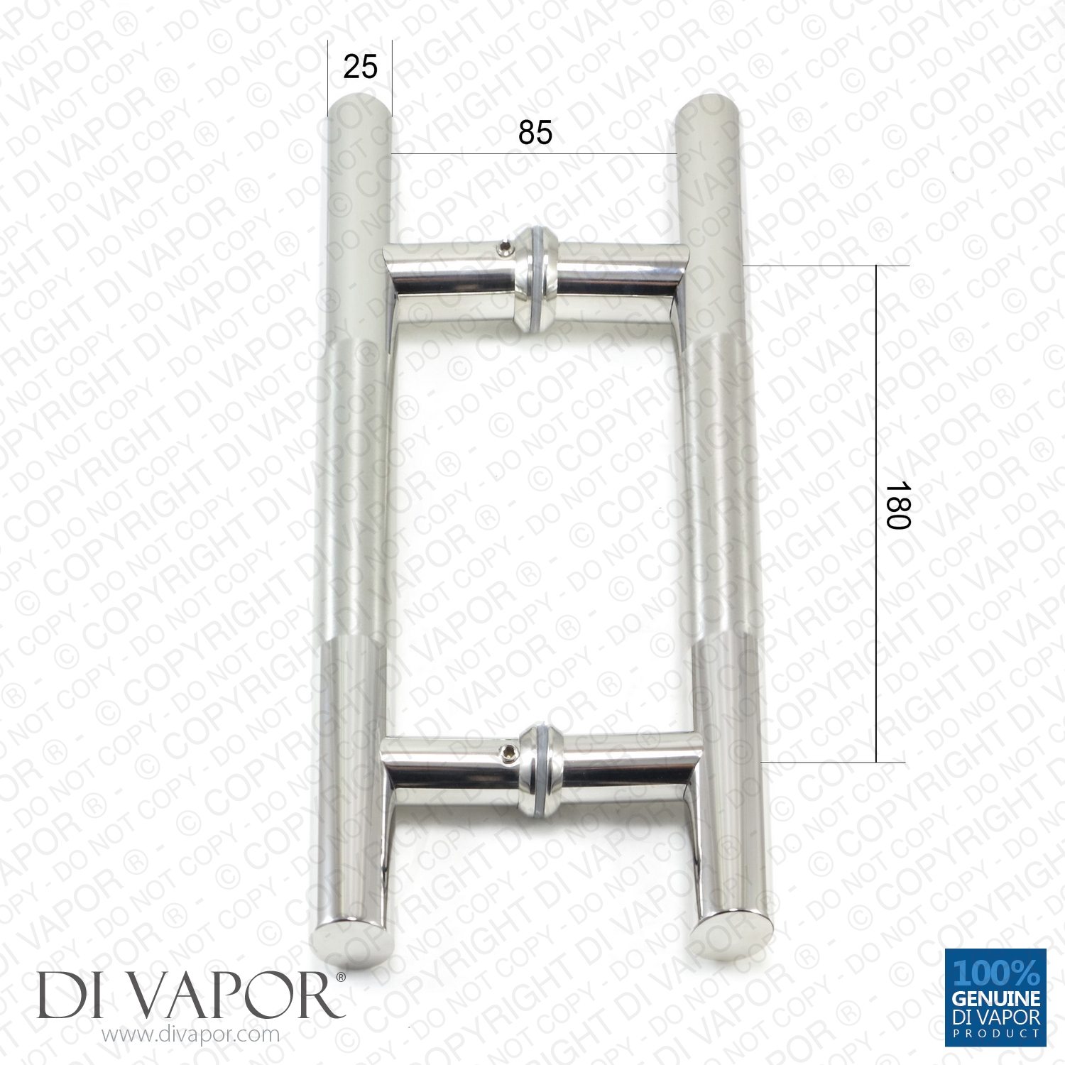 Mm Stainless Steel Shower Door Handles Cm Inches Hole To