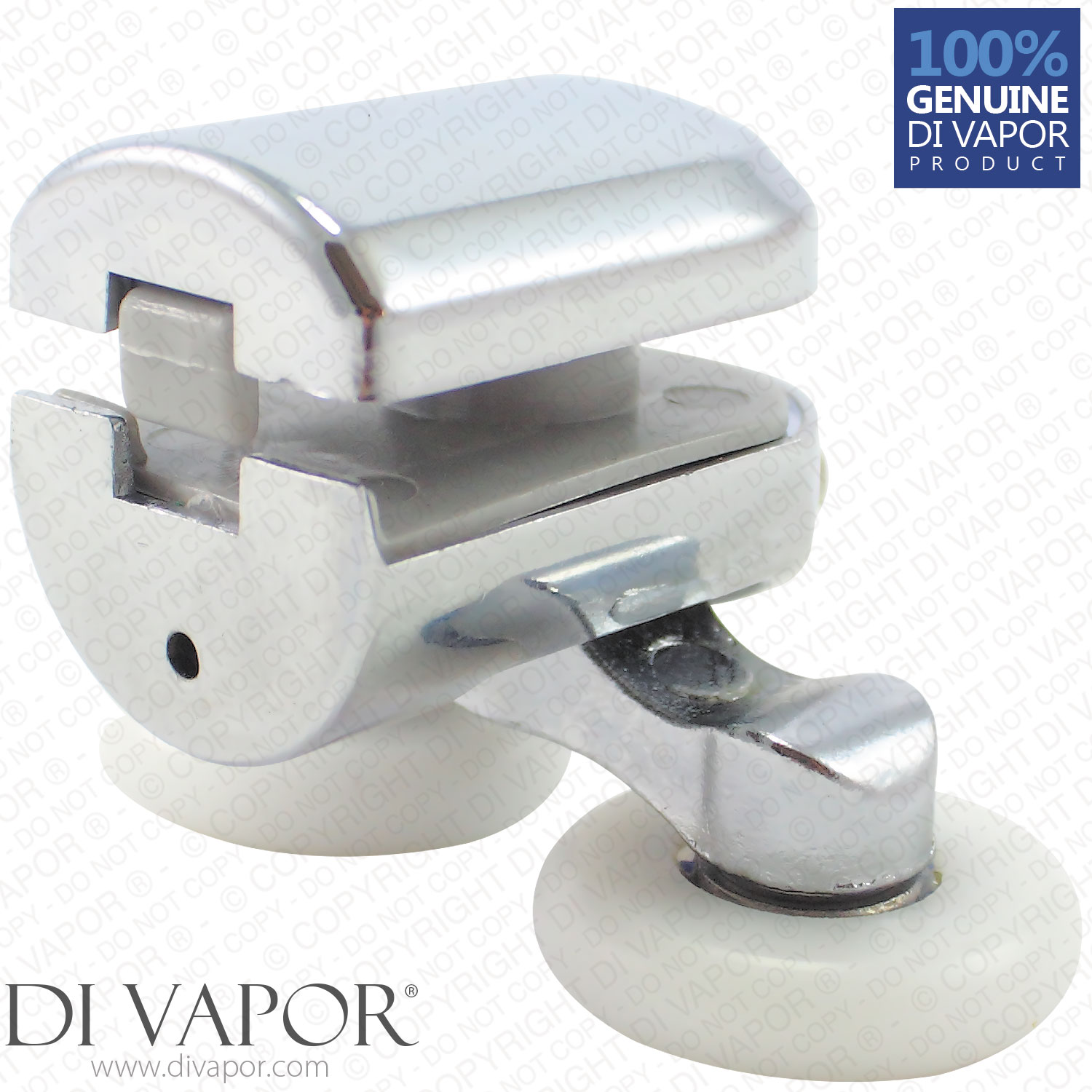 Double Bottom Glass Curved Shower Door Roller 6mm to 8mm Glass 22mm