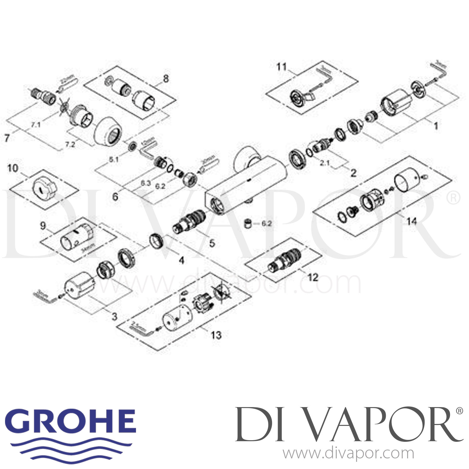 Grohe Grohtherm Special Thermostatic Shower Mixer