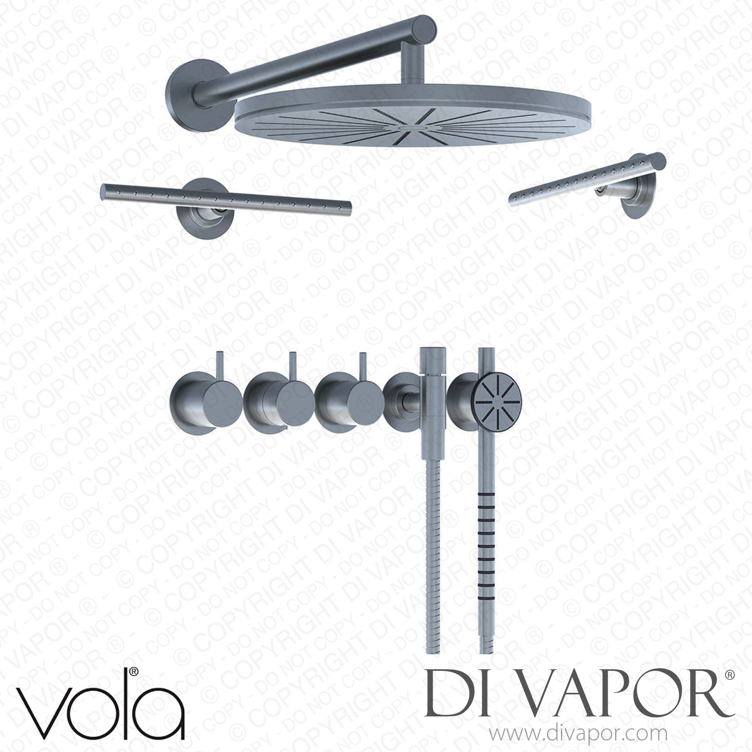 Vola Inch Thermostatic Mixer With Way Diverter Combi S Spare