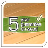 5 Years Wood Warranty