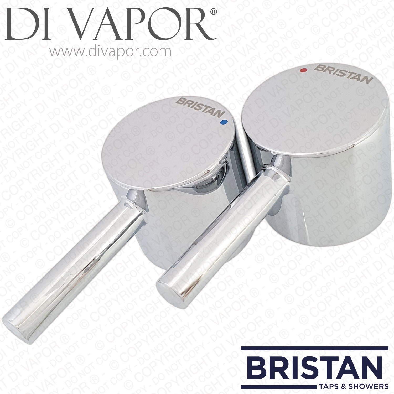 Bristan 010369 JXT12 2 Pair of Hot & Cold Handles