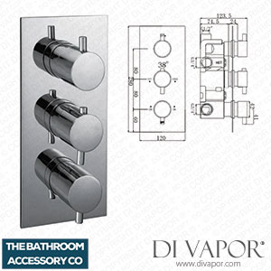 The Bathroom Accessory Company Madison Concealed Thermostatic Shower Valve 029.36.009 Spare Parts