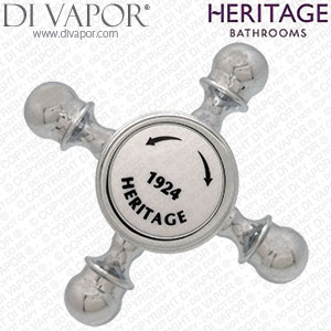 Heritage Hartlebury Chrome Diverter Handle 0307-02-027 C DIV