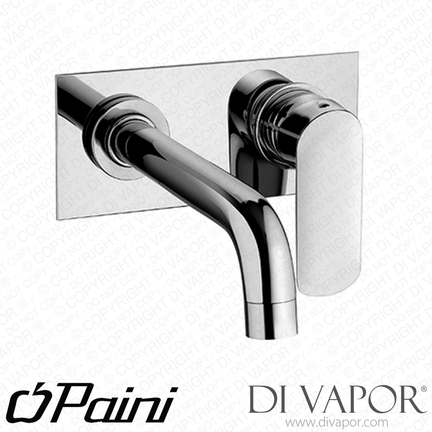 Paini 09cr208p Nove Single Lever Chrome Wall Mounted Mixer With Plate Spare Parts