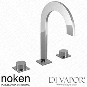 Noken Porcelanosa Giro 3 Hole Basin Mixer (100046327) Spare Parts