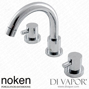 Noken Porcelanosa Three-Hole Deck-Mounted Basin Mixer (100065727) Spare Parts