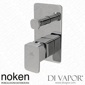 Noken 100140108 Single Lever Concealed Bath Shower Mixer Trim Kit Spare Parts (Porcelanosa NK)