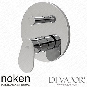 Noken Porcelanosa Mood Single Lever Concealed Bath Shower Mixer Trim Kit (100161422) Spare Parts