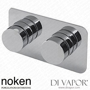 Noken Porcelanosa Pure Line Digital Thermostat 3 Outputs 2 Control Buttons (100180969) Spare Parts