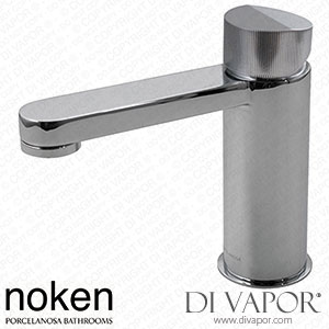 Noken 100184752 Basin Mixer with Rib Handle 25mm Cartridge 3/8 Inch Spare Parts (Porcelanosa NK)