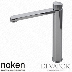 Noken 100184753 High Spout Basin Mixer with Rib Handle Spare Parts (Porcelanosa NK)