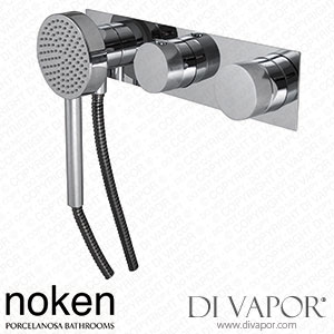 Noken 100184779 External Part for Thermostatic Set Spare Parts (Porcelanosa NK)