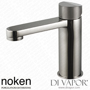 Noken 100190480 Basin Mixer with Rib Handle 25mm Cartridge 3/8 Inch Spare Parts (Porcelanosa NK)