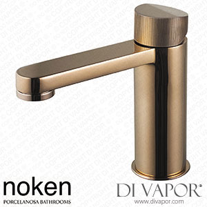 Noken 100190483 Basin Mixer with Rib Handle 25mm Cartridge 3/8 Inch Spare Parts (Porcelanosa NK)