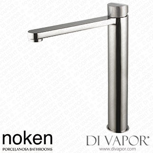 Noken 100190633 High Spout Basin Mixer with Rib Handle Spare Parts (Porcelanosa NK)