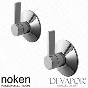 Noken 100238516 Set of 1/2 Inch Stop Valves Spare Parts (Porcelanosa NK)