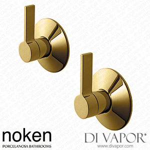 Noken 100238544 Set of 1/2 Inch Stop Valves Spare Parts (Porcelanosa NK)