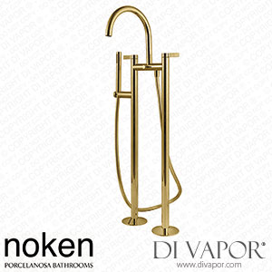 Noken 100241718 Floor Mounted Bath Shower Mixer 3/8