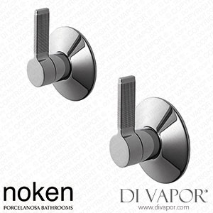 Noken 100241756 Set of 1/2 Inch Stop Valves Spare Parts (Porcelanosa NK)