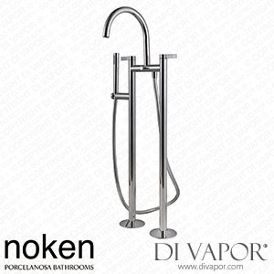 Noken 100241774 Floor Mounted Bath Shower Mixer 3/8