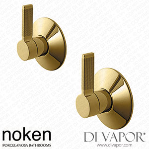 Noken 100241776 Set of 1/2 Inch Stop Valves Spare Parts (Porcelanosa NK)