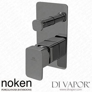 Noken 100268595 Single Lever Concealed Bath Shower Mixer Trim Kit Spare Parts (Porcelanosa NK)