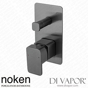 Noken 100281140 Single Lever Concealed Bath Shower Mixer Trim Kit Spare Parts (Porcelanosa NK)