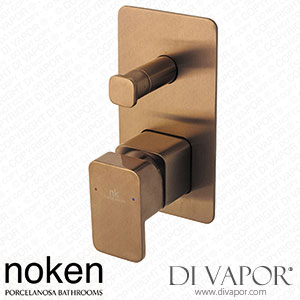 Noken 100281149 Single Lever Concealed Bath Shower Mixer Trim Kit Spare Parts (Porcelanosa NK)