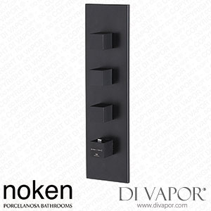 Noken 100282679 Trim Kit for the Thermostatic Valve 3 Ways Spare Parts (Porcelanosa NK)