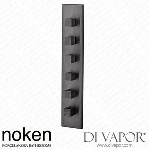 Noken 100282724 Trim Kit for the Thermostatic Valve 5 Ways Spare Parts (Porcelanosa NK)