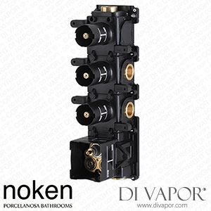 Noken 100282733 Thermostatic Valve 3 Way with Wax Thermo-Element Spare Parts (Porcelanosa NK)