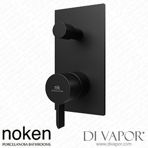 Noken 100283297 Single Lever Concealed Bath Shower Mixer Trim Kit Spare Parts (Porcelanosa NK)