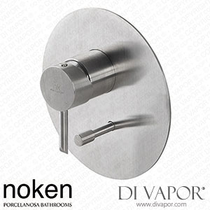 Noken 100283362 Single Lever Concealed Bath Shower Mixer Trim Kit Spare Parts (Porcelanosa NK)