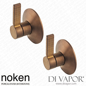 Noken 100289238 Set of 1/2 Inch Stop Valves Spare Parts (Porcelanosa NK)