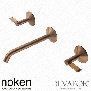 Noken 100289254 3 Hole Wall Mounted Basin Mixer Spare Parts (Porcelanosa NK)