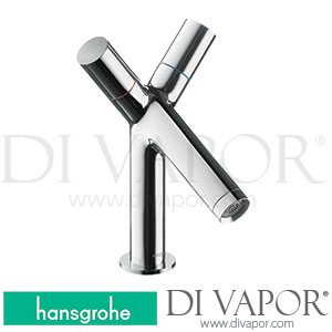 Hansgrohe 10030000 AXOR Starck 2-Handle Basin Mixer 80 with Pop-Up Waste Set 06/11 - 06/14 Spare Parts