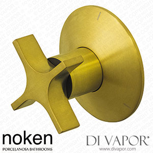 Noken 100311346 Wall Mounted 3-Way Diverter Valve 1/2 Inch Spare Parts (Porcelanosa NK)