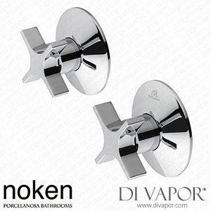 Noken 100311355 Set of 1/2 Inch Stop Valves Spare Parts (Porcelanosa NK)