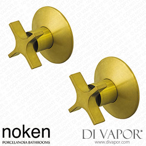 Noken 100311362 Set of 1/2 Inch Stop Valves Spare Parts (Porcelanosa NK)