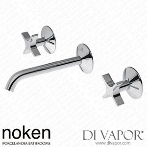 Noken 100311365 3 Hole Wall Mounted Basin Mixer Spare Parts (Porcelanosa NK)