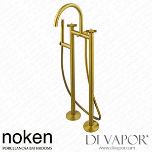 Noken 100311367 Floor Mounted Bath Shower Mixer 3/8