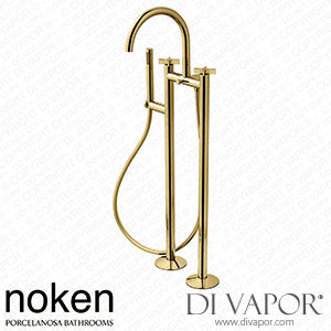 Noken 100311368 Floor Mounted Bath Shower Mixer 3/8