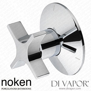 Noken 100311370 Wall Mounted 3-Way Diverter Valve 1/2 Inch Spare Parts (Porcelanosa NK)