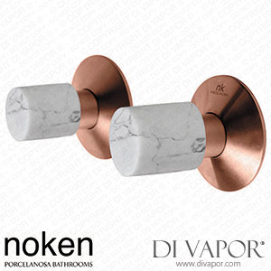 Noken 100324535 Set of 1/2 Inch Stop Valves Spare Parts (Porcelanosa NK)