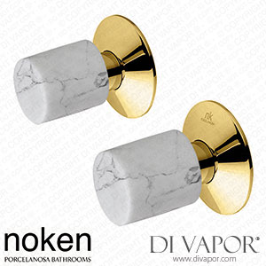 Noken 100324535 Set of 1/2 Inch Stop Valves Spare Parts (Porcelanosa NK)