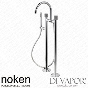 Noken 100324555 Floor Mounted Bath Shower Mixer 3/8