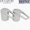 Bristan 100701-H1 SM Handles - Pair for Smile Basin Taps Chrome