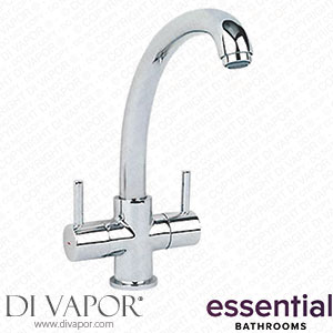 Essentials 1014T Dual-Lever Mono Mixer Kitchen Tap Chrome Spare Parts