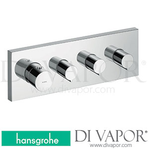 Hansgrohe 10751000 AXOR ShowerSolutions Thermostatic Module 360/120 for Concealed Installation Square for 3 Functions 01/09 - 02/14 Spare Parts